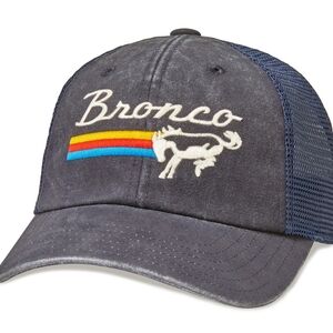 Ford Bronco American Needle Trucker Hat Navy Adjustable Mesh Snapback Cap